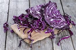 180g shredded red cabbage nutritional information