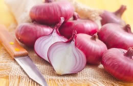 270g/2 large red onions, peeled and chopped nutritional information