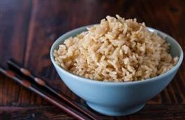 Rice cooked - brown nutritional information