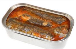 120g tin of sardines in tomato sauce nutritional information