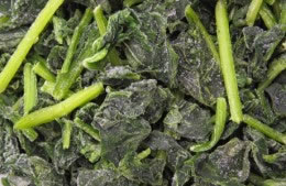 120g frozen spinach nutritional information