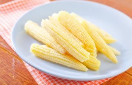 40g baby sweet corn halved and sliced in 4 lengthwise nutritional information