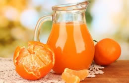Tangerine juice - unsweetened nutritional information