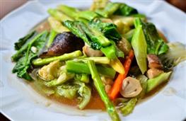 Thai vegetable stir fry - takeaway nutritional information