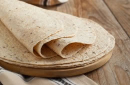 Tortillas/wraps - wheat nutritional information