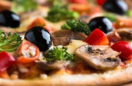 Vegetarian pizza - retail and takeaway nutritional information