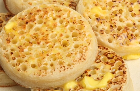 Toasted crumpet nutritional information