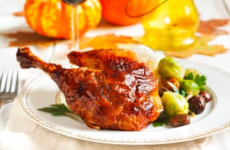 Turkey cooked - dark meat nutritional information