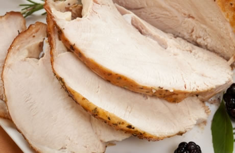 Turkey slices - retail nutritional information