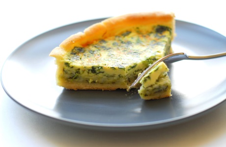 Vegetable quiche - retail nutritional information