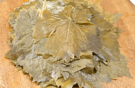 Vine/grape leaves - in brine nutritional information