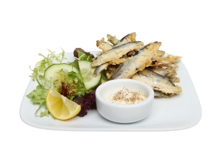 Whitebait - deep fried nutritional information