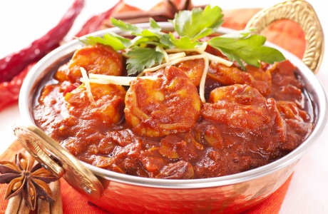 Prawn madras - takeaway nutritional information