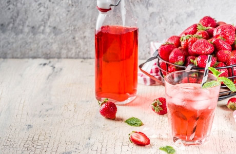 Strawberry juice - unsweetened nutritional information