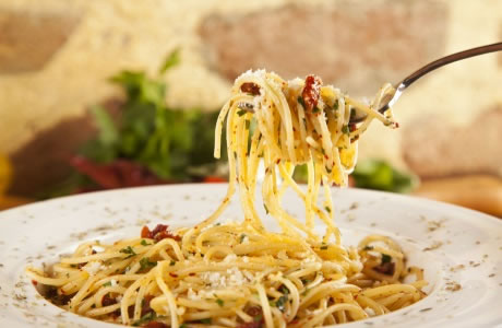 Aglio, olio e peperoncino nutritional information