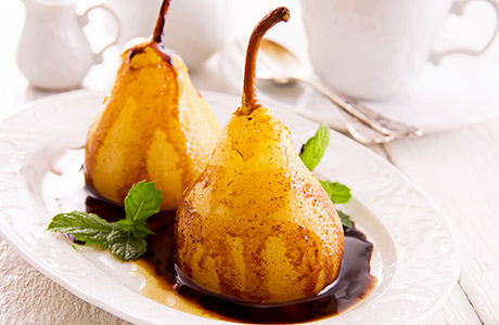 Amaretto pears recipe
