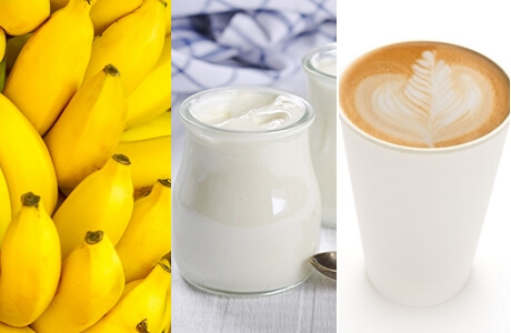 Banana yogurt & cappuccino recipe