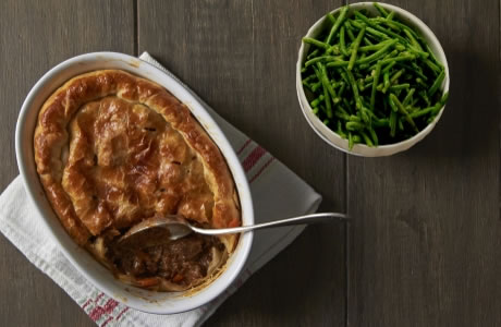 Beef and mustard pie recipe