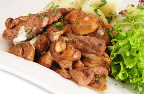 Beef and tomato Stroganoff recipe