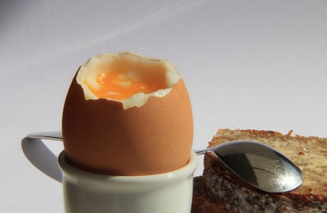 Boiled egg and toast nutritional information