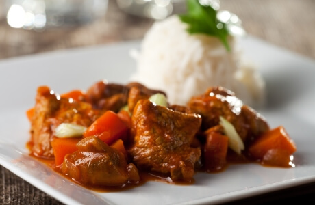 Chicken and red pepper curry recipe