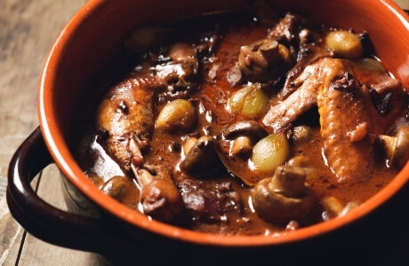 Coq au vin recipe