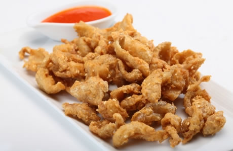 Crispy chicken skin recipe