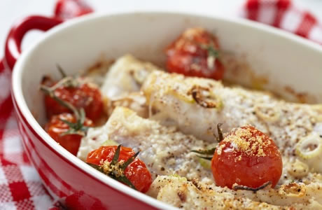 Crunchy fish bake recipe