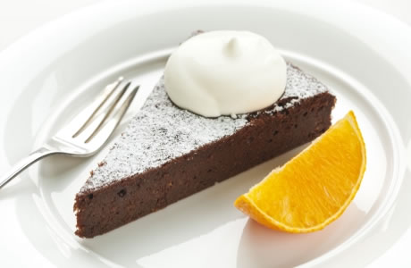Dark chocolate truffle cake nutritional information