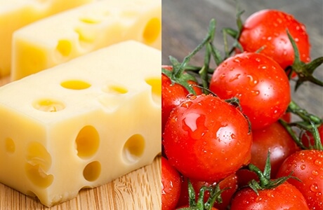 Emmental & cherry tomatoes recipe