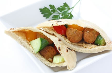 Falafel in pitta recipe