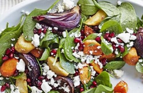Feta and pomegranate salad recipe