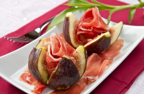 Figs with parma ham recipe