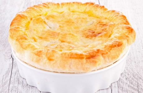 Fish pie with cheese pastry crust recipe