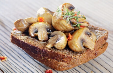Garlic & truffle mushrooms on toast recipe