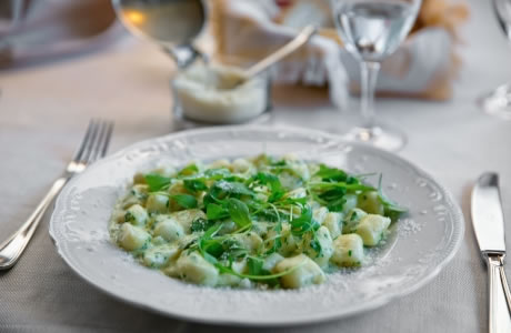 Gnocchi with wild rocket recipe