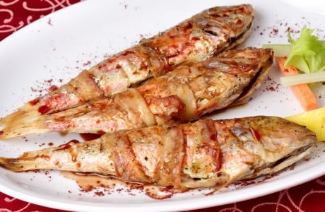 Grilled red mullet recipe