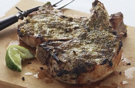 Jerk pork chops recipe