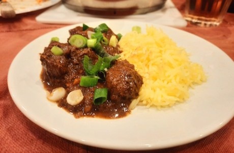 Johns Persian Fesenjan - Walnut chicken and pomegranate stew recipe