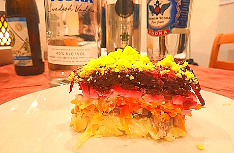 Katias Smoked herring potato salad Shuba recipe