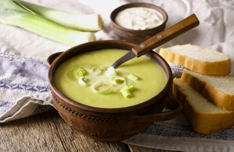 Leek and potato soup recipe