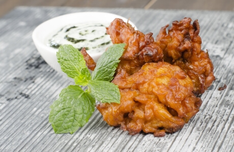 Onion bhajis recipe