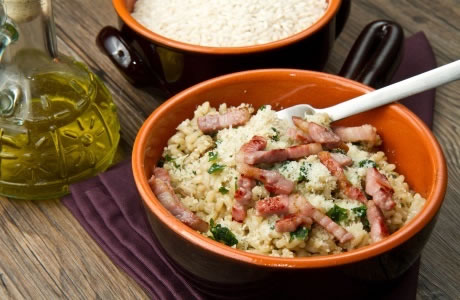 Pancetta and leek risotto  recipe