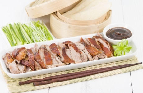 Peking duck with pancakes and plum sauce recipe