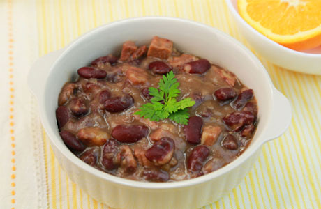 Portuguese pork and bean soup recipe