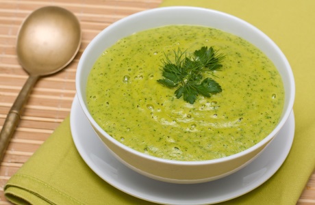 Potato and pea soup recipe