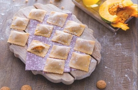 Pumpkin ravioli - Tortelli alla zucca  recipe