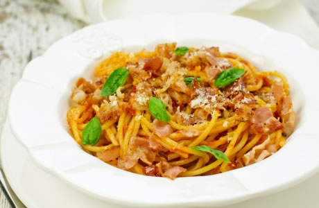 Quick ham pasta nutritional information