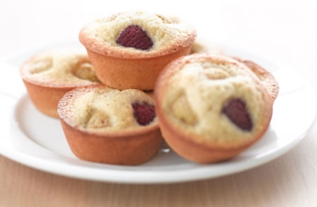 Raspberry friands recipe