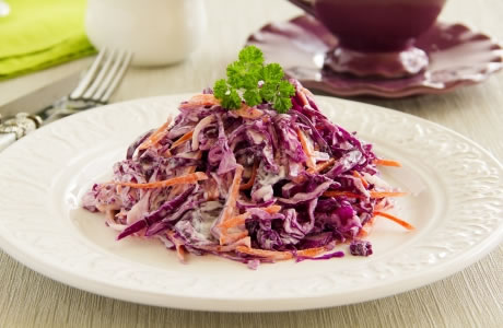 Red cabbage coleslaw recipe